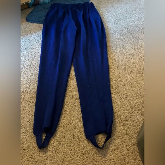 St. John Pants - PRICE DROP! Pre-loved St. John vintage royal blue stirrup pants, size 10